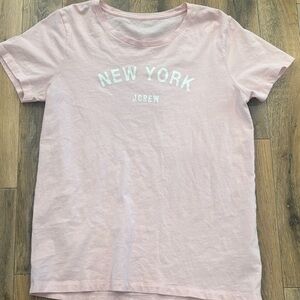 J. Crew Pink New York Women's Tee M